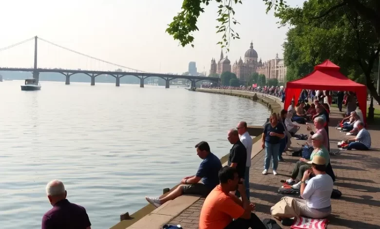 Photo of — Культурное мероприятие на берегу реки
